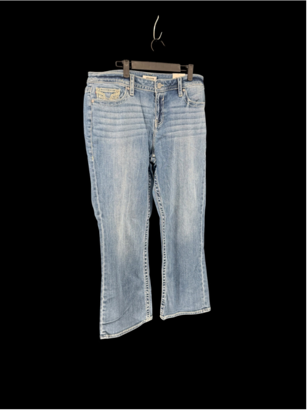 Women's Vigoss Heritage Fit Boot Cut Jeans Size 16 Blue